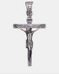 925. Sterling Silver Minimalistic Jesus Cross pendant
